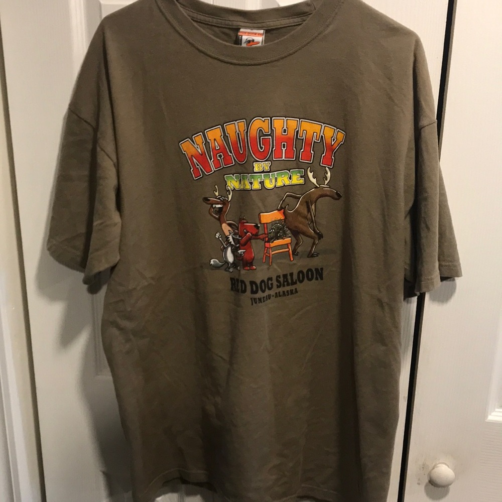 Mens Naughty By Nature Red Dog saloon